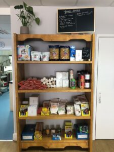 Community pantry at the Westraven community café