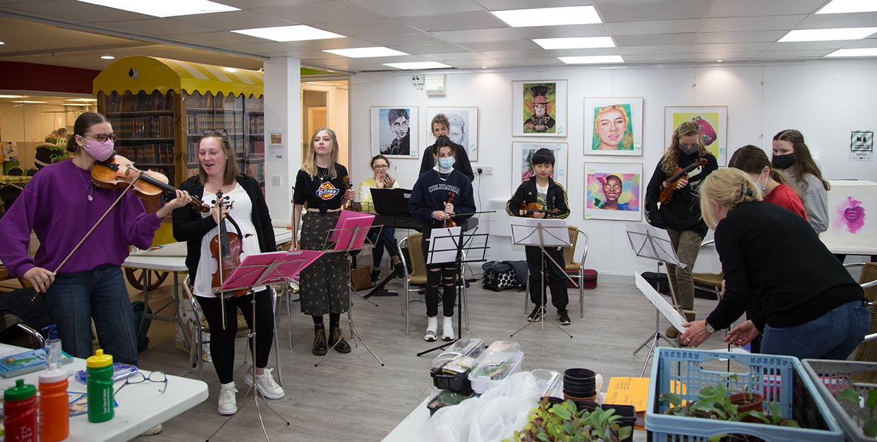 Group singing indoors during the COVID-19 pandemic