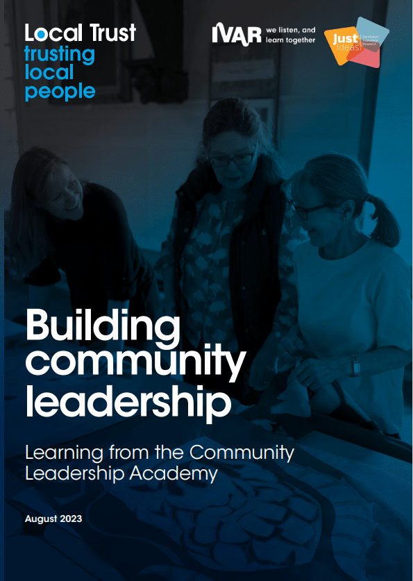 Building community leadership report cover