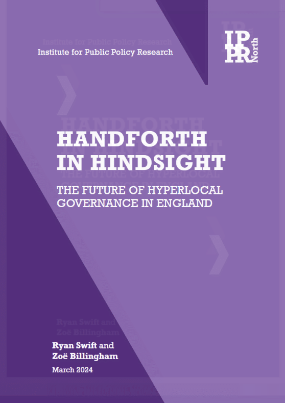 Handforth in hindsight report cover image