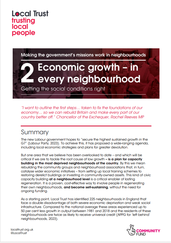 Economic growth paper cover