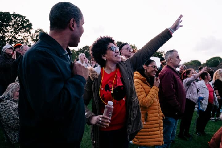 Crowd enjoy music at Heart of Sidley festival