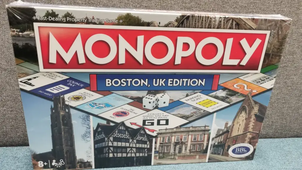 Monopoly board celebrating Central Boston